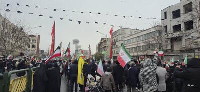  ببینید/ لحظه انفجار در حوالی مسیر راهپیمایی روز قدس