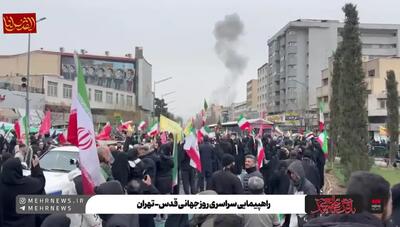  تصاویری دیگر از حمله به نزدیکی راهپیمایی روز قدس