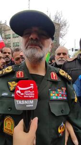  سردار رادان در راهپیمایی روز قدس