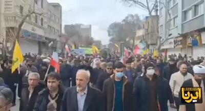  آغاز راهپیمایی روز جهانی قدس در سنندج + فیلم