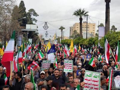  راهپیمایی روزقدس در بیش از ۱۰۰ نقطه فارس برگزار شد