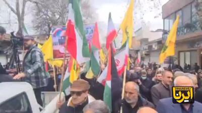  حضور مردم ساری در راهپیمایی دشمن‌شکن روز جهانی قدس + فیلم