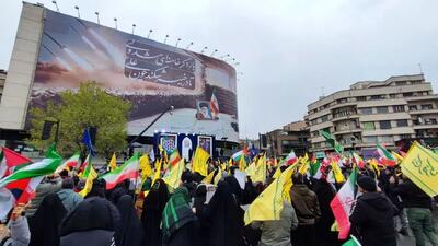  کدام شخصیتهای سیاسی در راهپیمایی روز قدس امسال شرکت کردند؟/ تصاویر