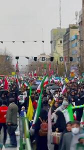  جلوه‌هایی خاص از حضور یکپارچه مردم در راهپیمایی روز جهانی قدس در لبیک به رهبر انقلاب + ویدئو