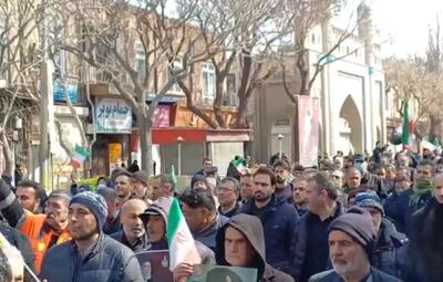  آغاز خروش حماسه مردم تبریز در روز قدس