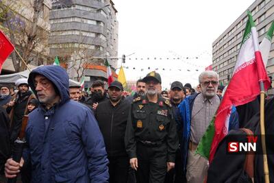  حضور سردار رادان در راهپیمایی روز جهانی قدس در تهران+ عکس