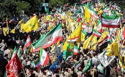  حضور حماسی مردم در تاریخی‌ترین روز جهانی قدس/ موشک و انفجار هم جلودار ملت ایران نشد+فیلم