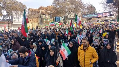  قیام بجنورد علیه استکبار در روز قدس + فیلم