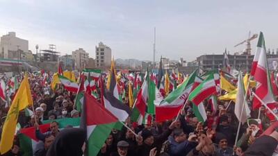  آغاز راهپیمایی روز قدس در مشهد ایران