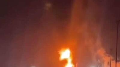  پالایشگاه اربیل-موصل در آتش