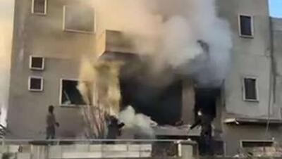  حمله هوایی اسرائیل به آپارتمان مسکونی در بار الیاس در منطقه بقاع، لبنان