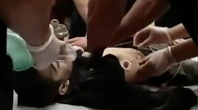  لحظات نجات کودک یازده ساله در حملات به شهر قدس