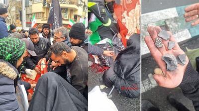  5 ویدیو از بمباران اطراف راهپیمایی روز قدس و شهادت یک زن