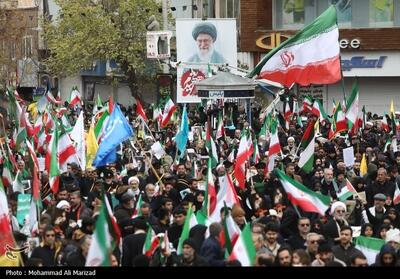 حماسه باشکوه و تاریخی مردم قم در راهپیمایی روز قدس  عکس - تسنیم