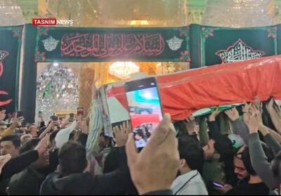  تشییع پیکر شهدای بسیج مردمی عراق در حرمین کاظمین - تسنیم