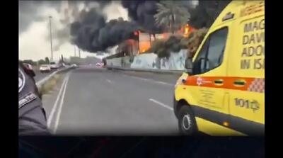  ممانعت پلیس اسرائیل از تصویربرداری از منطقه مورد اصابت موشک ایران