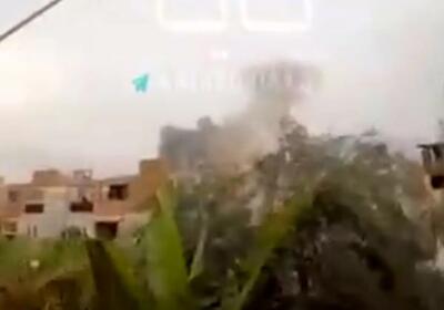  لحظه اصابت موشک ایرانی در ایلات اسرائیل