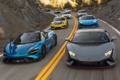  سریع‌ترین سوپراسپرت‌ها در سخت‌ترین پیست آمریکا