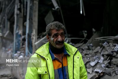  تصاویر مهر از حملات هوایی به محله بریانک تهران