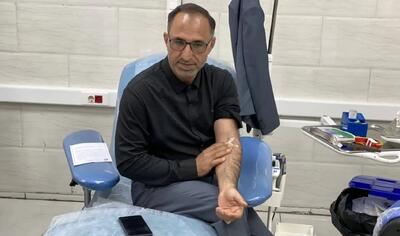  حضور اعضای باشگاه فجرسپاسی در پویش اهدای خون