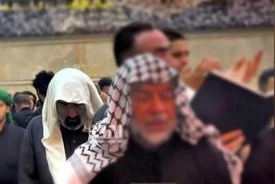  تصویری قدیمی از حضور رهبر انقلاب آیت الله سید مجتبی خامنه‌ای در کربلای معلی