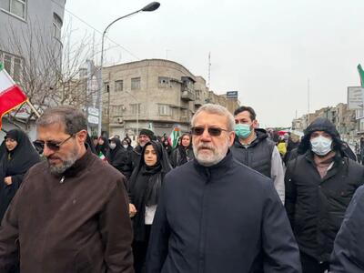  واکنش کریستین امان پور به حضور علی لاریجانی در راهپیمایی روز قدس/ عکس