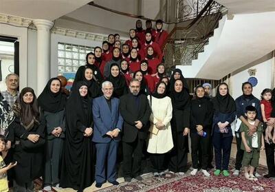  دیدار سفیر ایران در مالزی با اعضای تیم ملی فوتبال بانوان