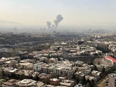  حمله آمریکا و اسرائیل به یک کارخانه آسفالت در همدان