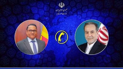  گفت‌وگوی تلفنی وزرای امور خارجه جمهوری اسلامی ایران و سریلانکا