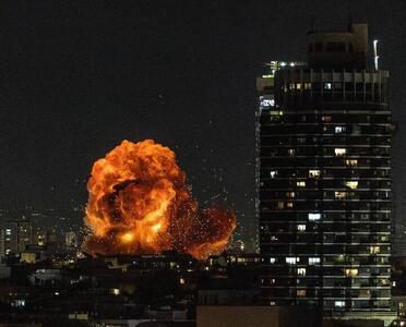  اصابت موشک‌های ایرانی به اسرائیل؛ آتش‌سوزی در حیفا