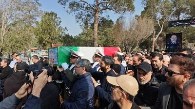  پیکر وزیر شهید دفاع به خاک سپرده شد + فیلم