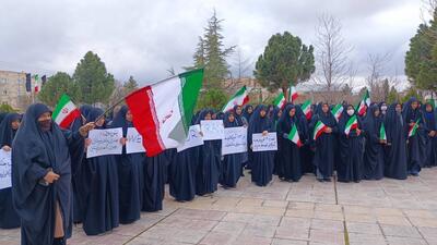  بیعت دانشگاهیان بجنورد با رهبر سوم انقلاب + فیلم