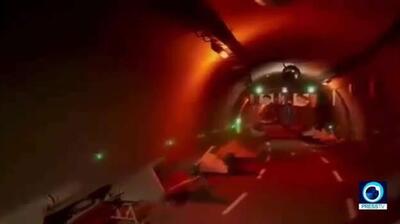  سپاه پاسداران بخشی از زرادخانه پهپادی خود در یک تونل را به نمایش گذاشت