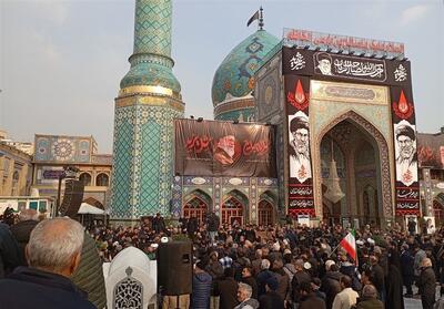  تدفین با شکوه شهید علی شمخانی در حرم امامزاده صالح - تسنیم
