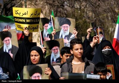 موج سوم تجمعات مردمی «نحن منتقمون» در کرمانشاه   آدرس - تسنیم