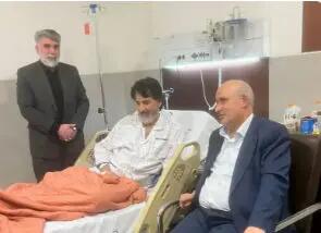  عیادت رئیس فدراسیون از اسطوره استقلال