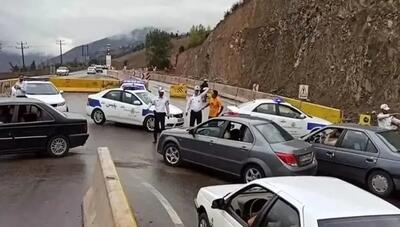  ترافیک در ورودی استان مازندران سنگین شد