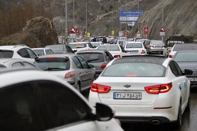  ترافیک در مبادی ورودی به مازندران سنگین شد