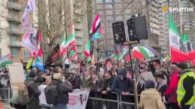  راهپیمایی طرفداران جمهوری اسلامی ایران در لندن