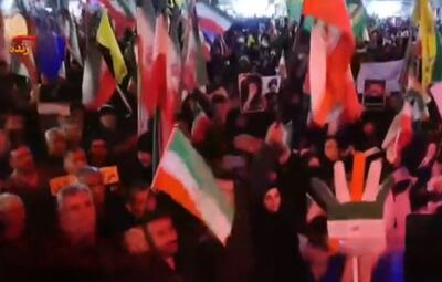  اجتماع عظیم مردم قروه استان کردستان برای شانزدهمین شب متوالی