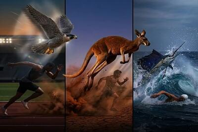  انسان در برابر طبیعت؛ چرا قهرمانان المپیک در برابر حیوانات معمولی شانسی ندارند؟ (تصویری)