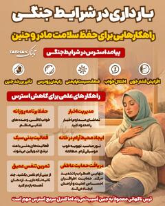  اینفوتابناک | بارداری در جنگ