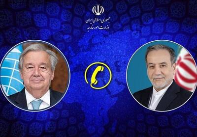  عراقچی در گفتگو با گوترش: اخلال در تنگه هرمز ناشی از جنگ تحمیلی است - تسنیم