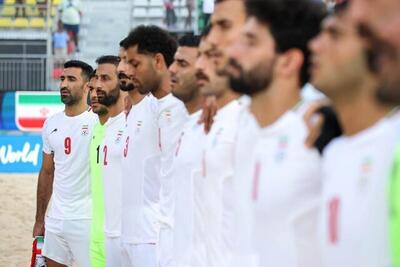  هم‌گروهی فوتبال ساحلی ایران با امارات و عربستان