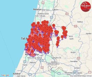 آغاز موج جدید موشک‌باران سرزمین‌های اشغالی از ایران + عکس و فیلم