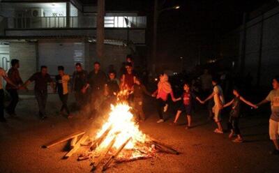  چهارشنبه‌‌سوری بدون حادثه ایلام