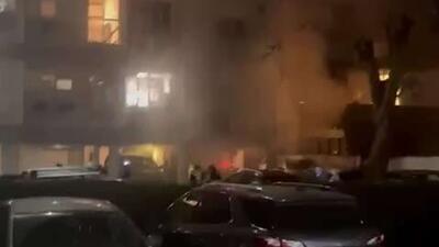 تصاویری از پیامدهای حمله ایران به شهرهای مختلف اسرائیل