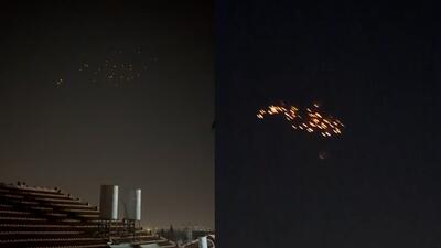  یازده ویدیو از اصابت‌ موشک‌های ایران به اسرائیل