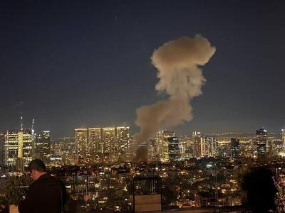  خسارات گسترده و قطعی برق در تل‌آویو