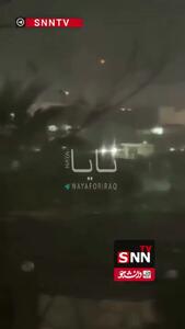  لحظه هدف قرار گرفتن ساختمان کنسولگری آمریکا در اربیل عراق